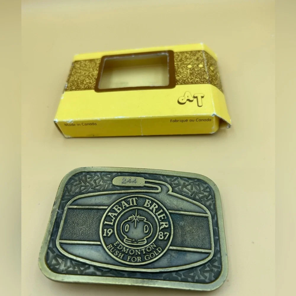 Belt Buckle Edmonton Gold Rush